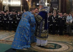 Кадеты из Морозовска побывали в храме Христа Спасителя на праздничном богослужении Кадеты из Морозовска побывали в храме Христа Спасителя на праздничном богослужении