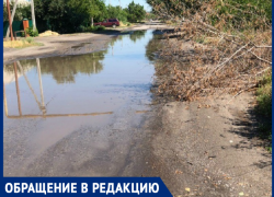 Вся дорога превратилась в лужу, - морозовчанка об улице Чапаева Вся дорога превратилась в лужу, - морозовчанка об улице Чапаева
