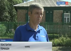 Дом и место работы Солженицына в Морозовске показали краеведы Константин Камышан и Александр Матвиенко Дом и место работы Солженицына в Морозовске показали краеведы Константин Камышан и Александр Матвиенко