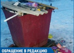 Перестали вывозить мусор, - морозовчанин о проблеме переполненных баков Перестали вывозить мусор, - морозовчанин о проблеме переполненных баков