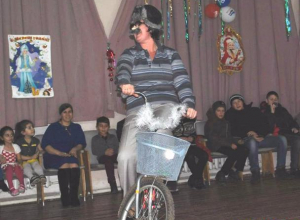 «Новогодний серпантин в деревне Простоквашино» прошел в хуторе Вишневка «Новогодний серпантин в деревне Простоквашино» прошел в хуторе Вишневка