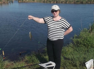 Морозовчанка участвовала в соревновании по спортивному рыболовству и получила медаль Морозовчанка участвовала в соревновании по спортивному рыболовству и получила медаль