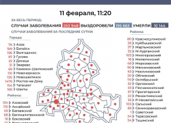 11 февраля: число заболевших коронавирусом в Морозовском районе выросло еще на 48 человек
