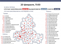 42 заболевших коронавирусом зарегистрировали в Морозовском районе за сутки