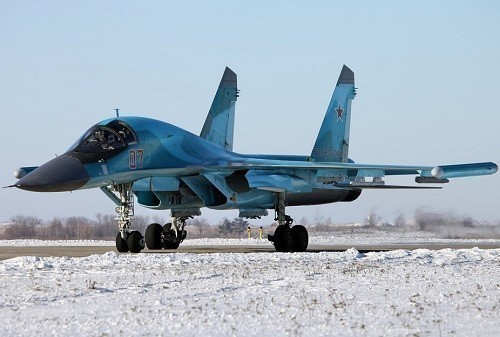 Морозовские Су-34 показали в репортаже на первом канале