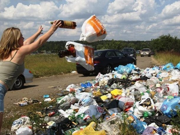 Жительница Морозовского района устроила свалку бытовых отходов